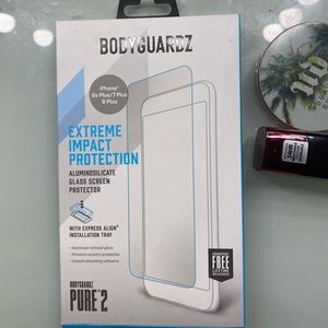 Glass screen protector iPhones 6s, 7 and 8 plus